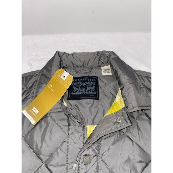 NWT Levi's Men's North Point Coaches Jacket in Grey Size Medium - Picture 10 of 10